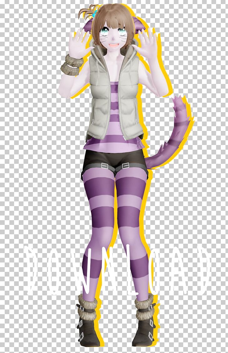 Cheshire Cat Catgirl MikuMikuDance Model PNG, Clipart, Animals, Anime, Cat, Catgirl, Character Free PNG Download