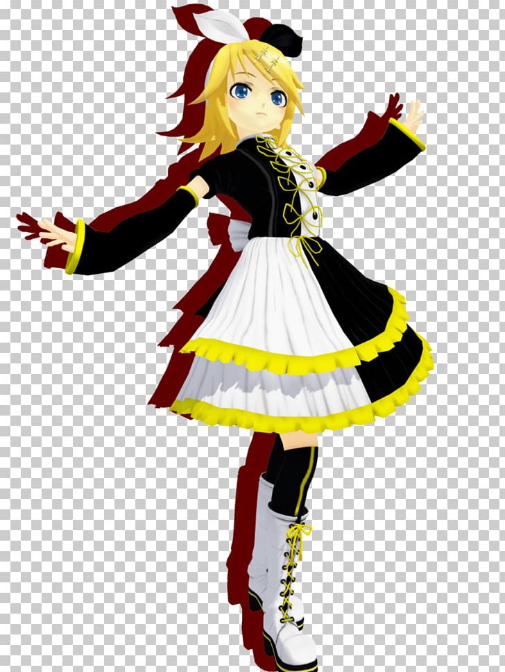 Kagamine Rin/Len Meltdown MikuMikuDance Vocaloid PNG, Clipart, Anime, Art, Clothing, Costume, Costume Design Free PNG Download