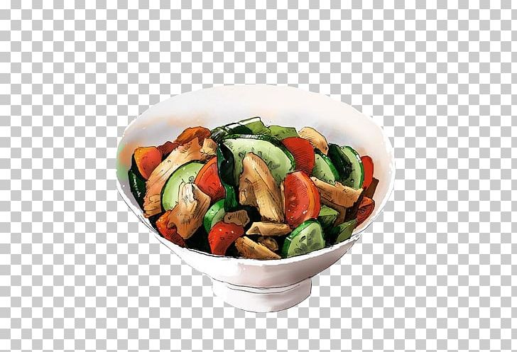 Spinach Salad Vegetarian Cuisine Illustration PNG, Clipart, Cooking, Cuisine, Ding, Dish, Download Free PNG Download