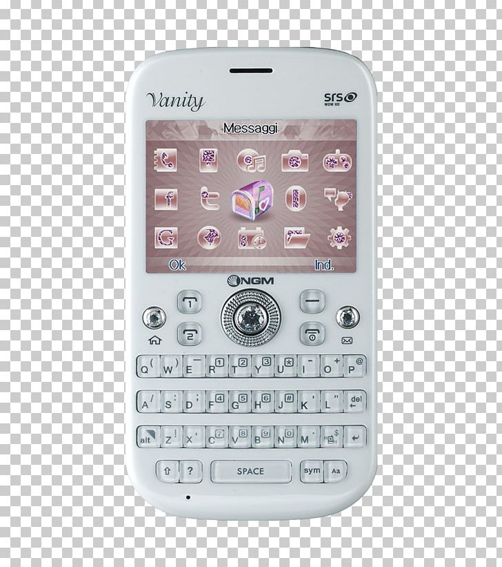 Smartphone Feature Phone NGM Italia NGM VANITY QWERTY NGM Vanity Evo PNG, Clipart, Cellular Network, Electronic Device, Gadget, Mobile Device, Mobile Phone Free PNG Download