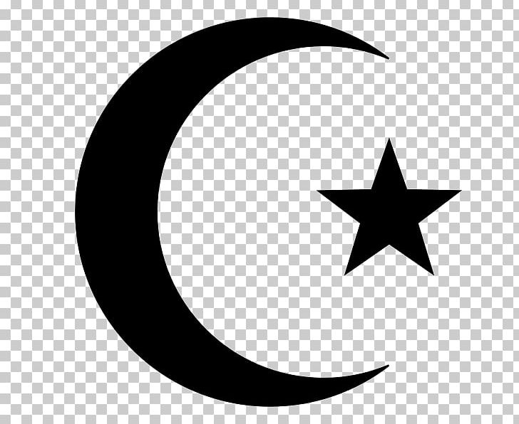 Star And Crescent Symbols Of Islam Moon PNG, Clipart, Black, Black And White, Circle, Closeup, Crescent Free PNG Download