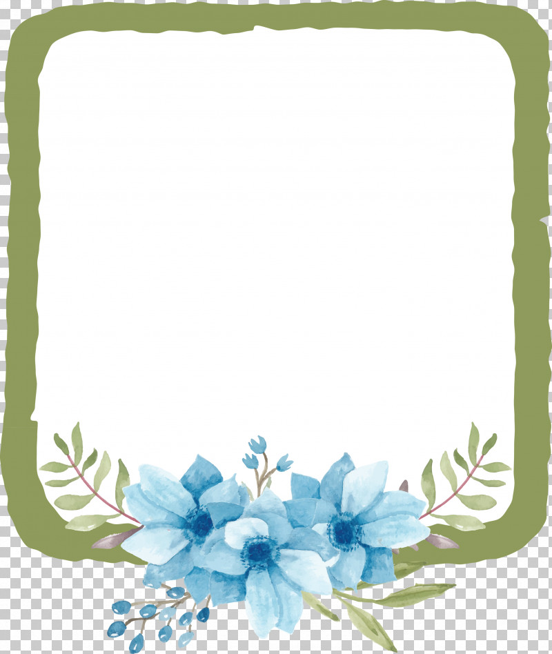 Flower Frame PNG, Clipart, Azure, Color, Cut Flowers, Flora, Floral Design Free PNG Download