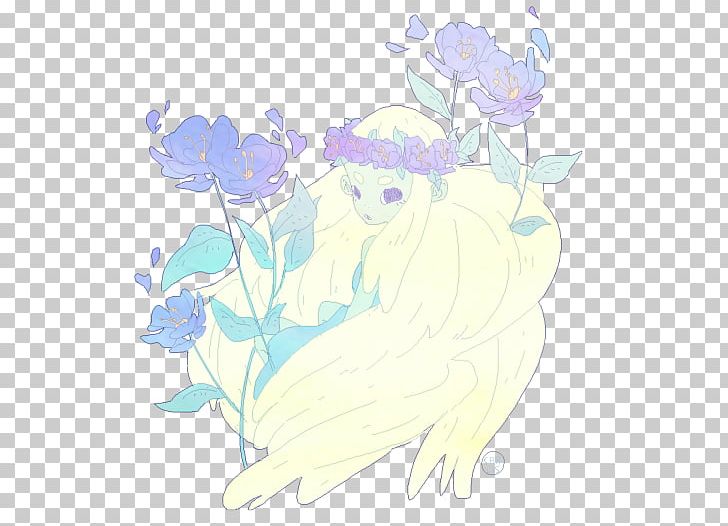Marine Mammal Floral Design Sketch PNG, Clipart, Anime, Art, Blue, Drawing, Fairy Free PNG Download