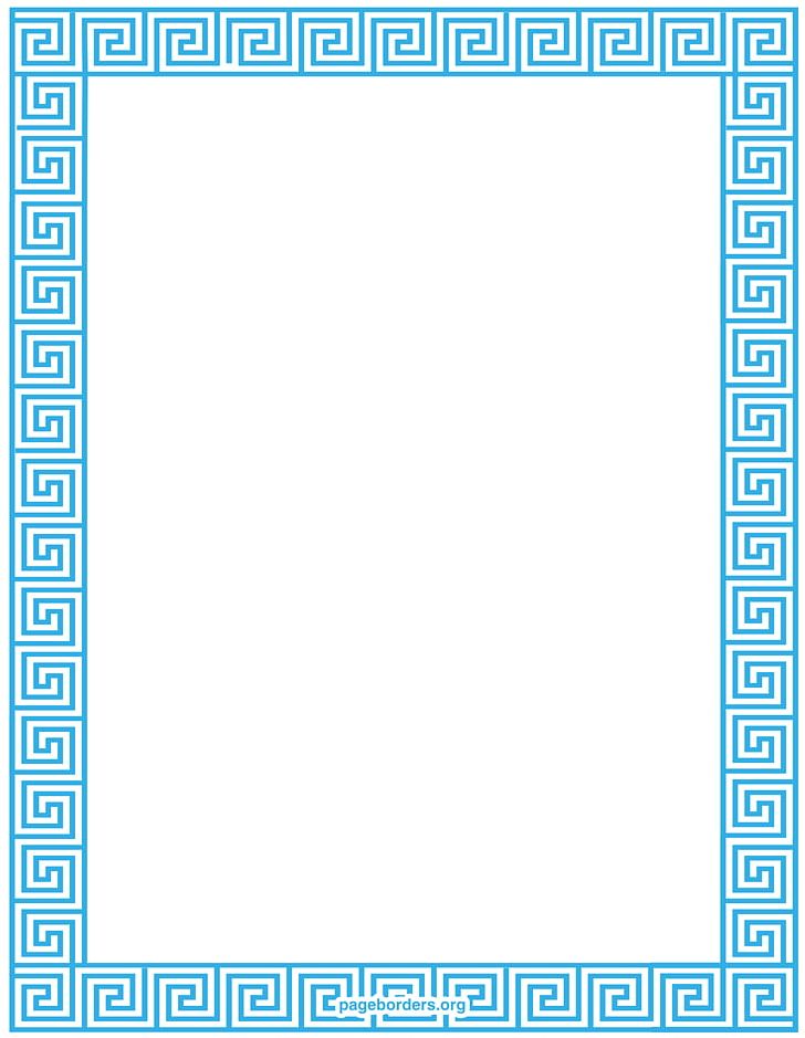 Meander Ancient Greece Greek PNG, Clipart, Ancient Greece, Angle, Area, Blue, Border Free PNG Download