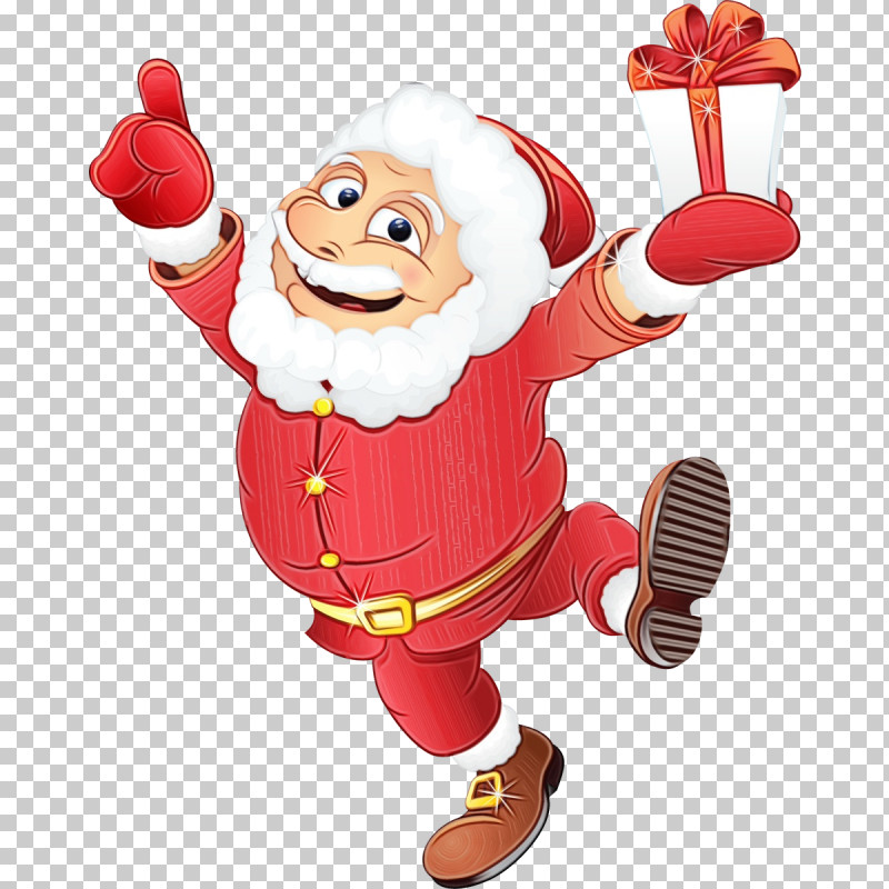 Santa Claus PNG, Clipart, Cartoon, Christmas, Paint, Santa Claus, Watercolor Free PNG Download