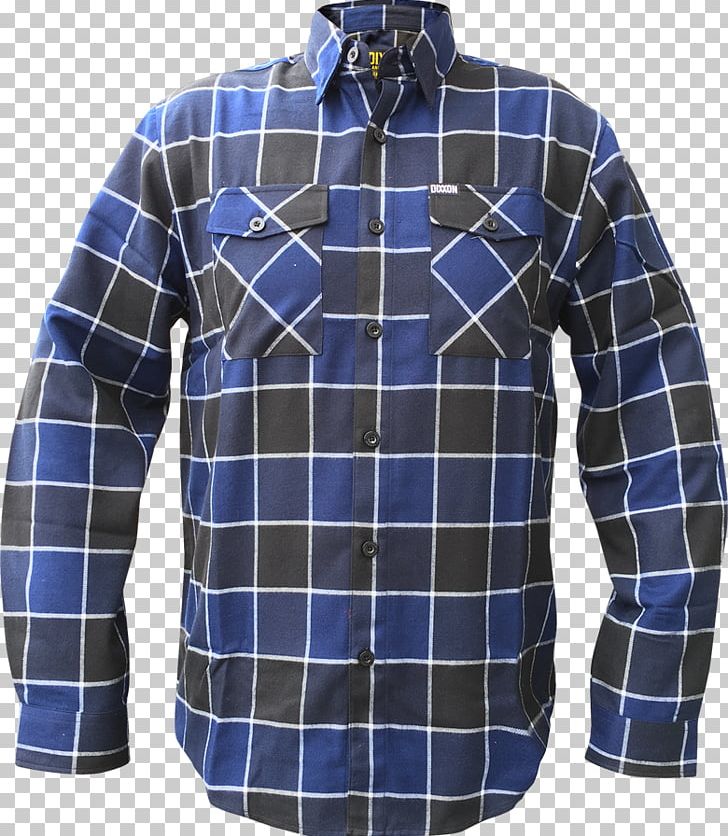Dixxon Flannel Company Tartan Product T-shirt PNG, Clipart, Blue, Button, Cobalt Blue, Dixxon Flannel Company, Dress Shirt Free PNG Download