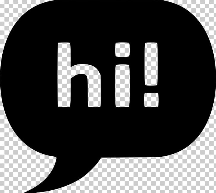 Hi Bubble Computer Icons Online Chat PNG, Clipart, Black And White, Brand, Chatroulette, Circle, Computer Icons Free PNG Download