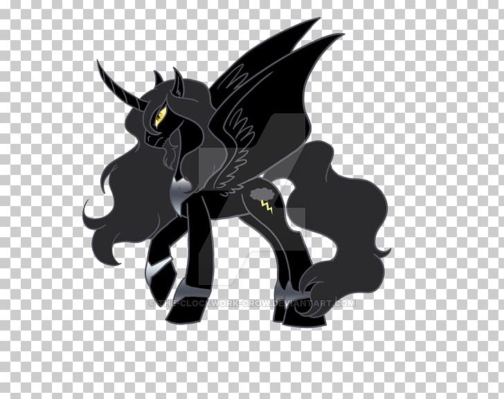 Horse Winged Unicorn My Little Pony Princess Luna PNG, Clipart, Animals, Cartoon, Changeling, Deviantart, Evil Free PNG Download