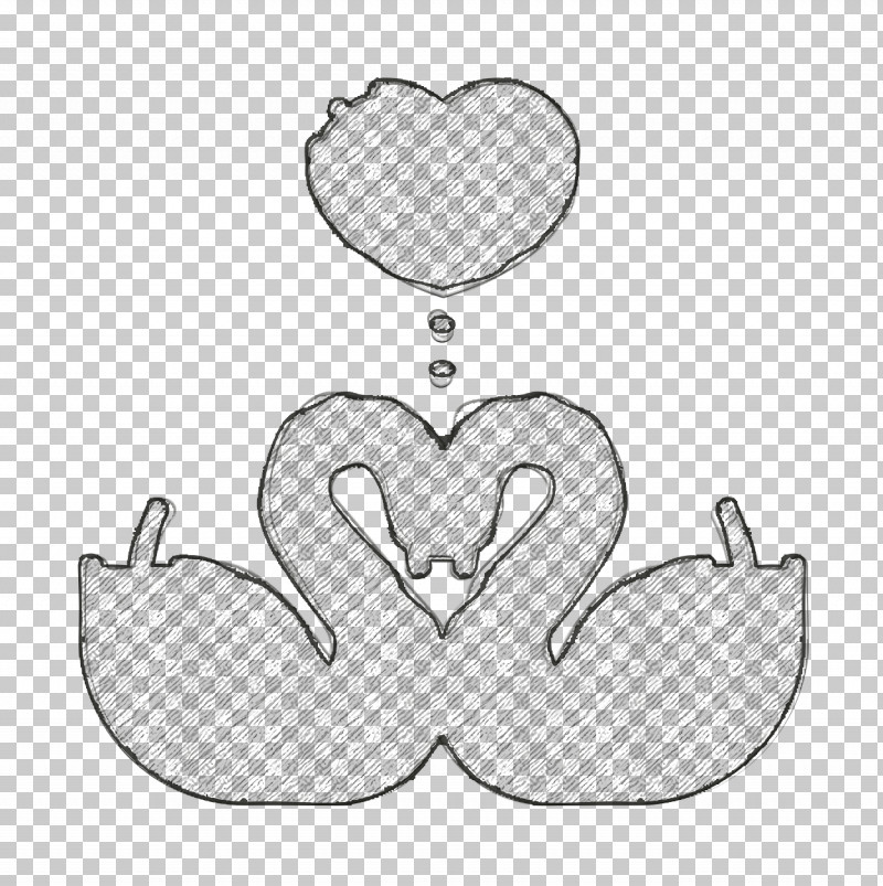 Wedding Icon Swans Icon Love And Romance Icon PNG, Clipart, Drawing, Line Art, Love And Romance Icon, Silver, Swan Free PNG Download