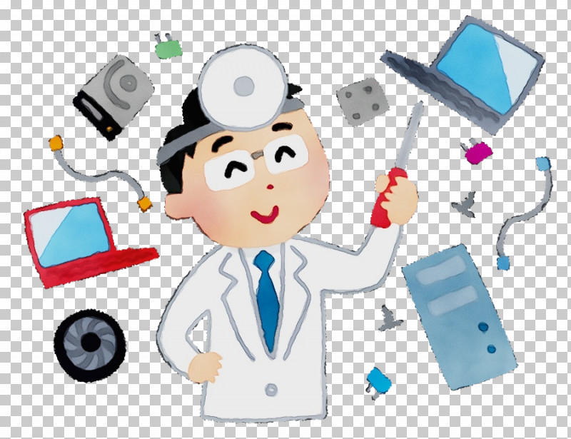 Cartoon Technology Sharing PNG, Clipart, Cartoon, Computer Doctor, Paint, Sharing, Technology Free PNG Download