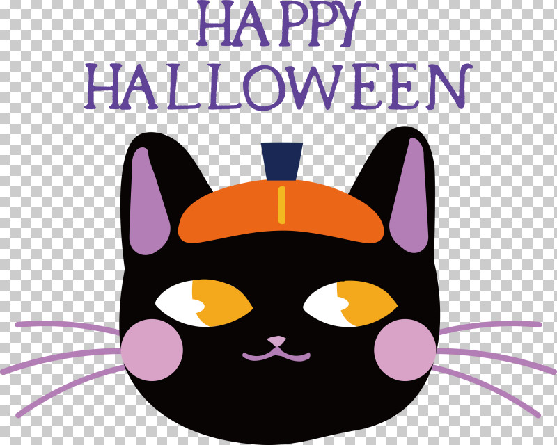 Happy Halloween PNG, Clipart, Biology, Cartoon, Cat, Happy Halloween, Logo Free PNG Download