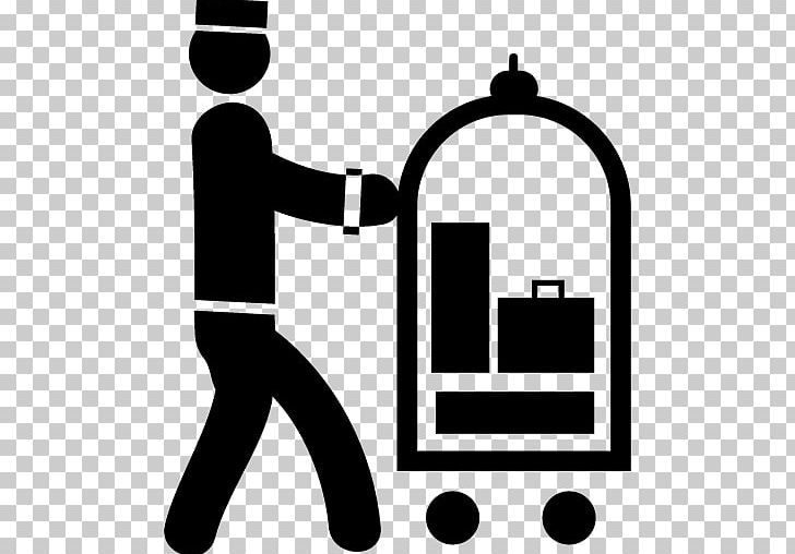 Hotel Computer Icons Icon Design PNG, Clipart, Area, Artwork, Bellhop, Black And White, Boutique Hotel Free PNG Download