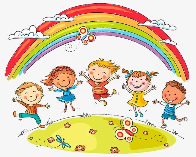 Rainbow Children And Cartoon PNG, Clipart, Baiyun, Cartoon, Cartoon Children, Cartoon Clipart, Child Free PNG Download
