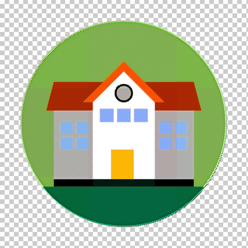 Modern Education Icon School Icon PNG, Clipart, Geometry, Green, House, Line, Logo Free PNG Download