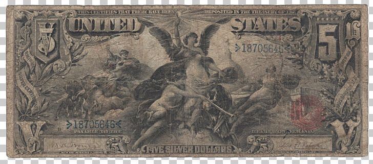 United States Dollar Silver Certificate Banknote United States Five-dollar Bill PNG, Clipart, Artwork, Ban, Cash, Coin, Currency Free PNG Download