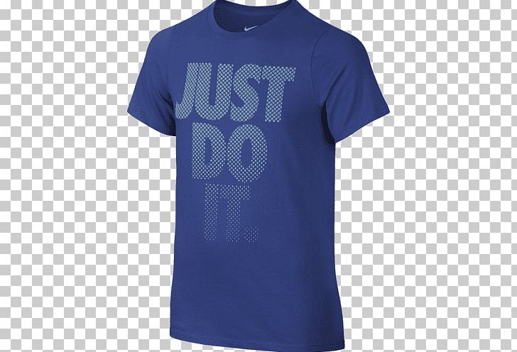 T-shirt Just Do It Nike Sleeve Adidas PNG, Clipart, Active Shirt, Adidas, Angle, Blue, Brand Free PNG Download