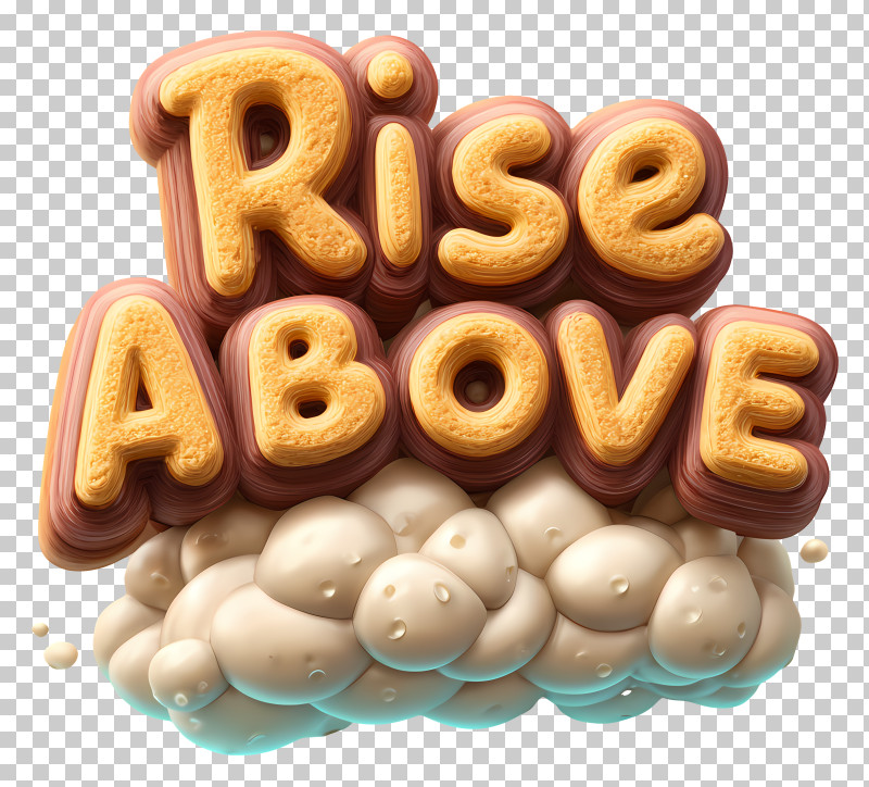 Rise Above - Rise Above Motivational Text PNG