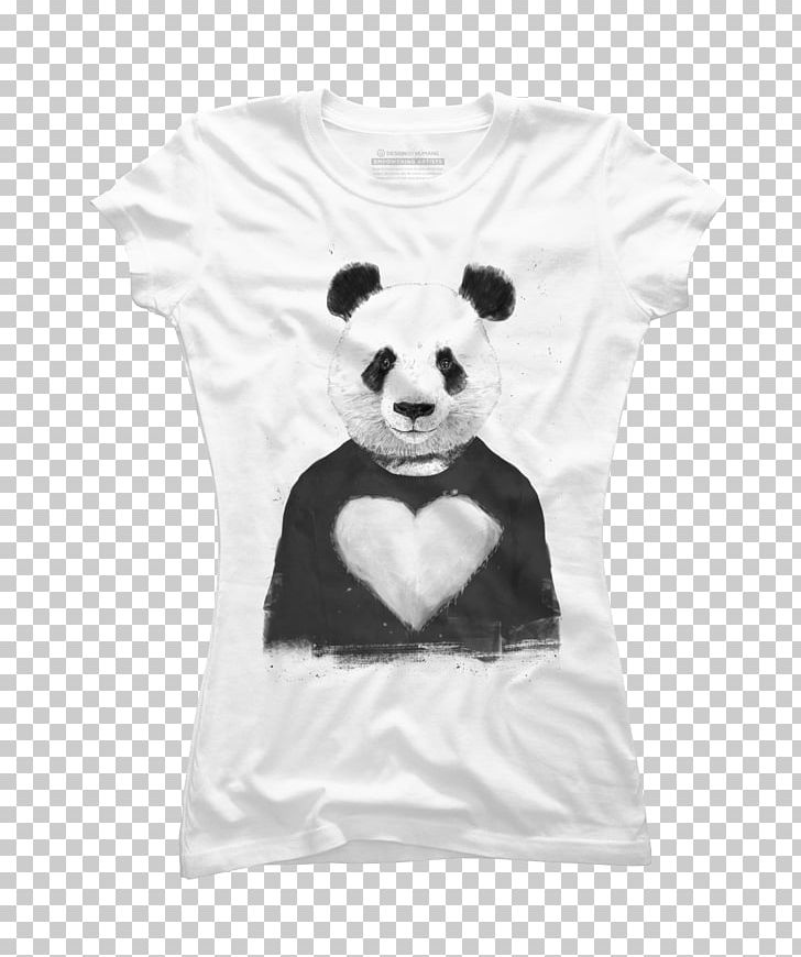 Giant Panda T-shirt Poster Bear Artist PNG, Clipart, Art, Artist, Bear, Black, Black And White Free PNG Download