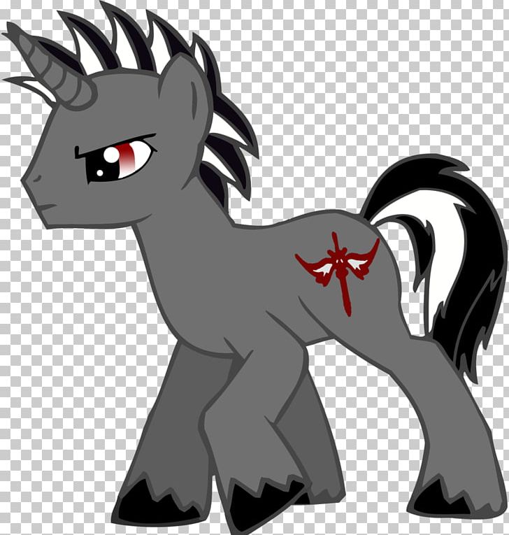 Pony Horse Donkey Demon Pack Animal PNG, Clipart, Animals, Black And White, Canidae, Carnivoran, Cartoon Free PNG Download