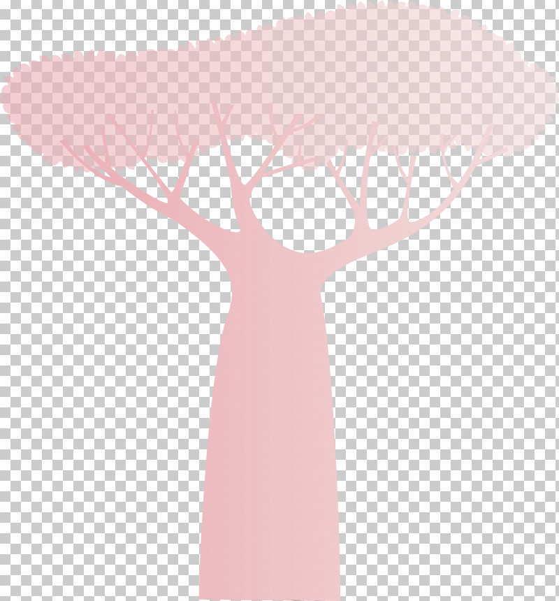 Pink M Brush Meter PNG, Clipart, Abstract Tree, Brush, Cartoon Tree, Meter, Paint Free PNG Download