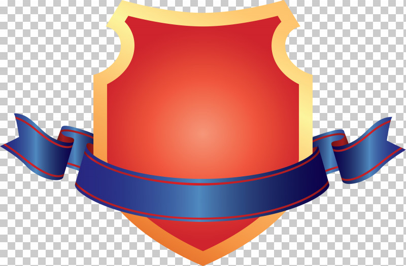 Emblem Ribbon PNG, Clipart, Electric Blue, Emblem Ribbon, Headgear, Logo, Orange Free PNG Download