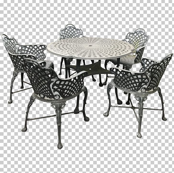 Table Garden Furniture Chair Dining Room PNG, Clipart, Bird Baths, Black And White, Cast Iron, Chair, Couvert De Table Free PNG Download