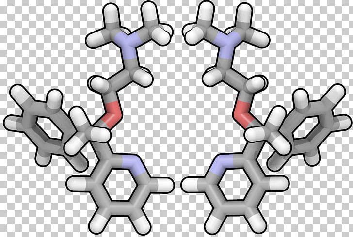 Doxylamine Histamine H1 Receptor Antihistamine Enantiomer Structural Formula PNG, Clipart, Angle, Antihistamine, Enantiomer, Hardware Accessory, Histamine H1 Receptor Free PNG Download