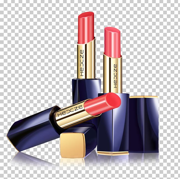 Lipstick Cosmetics Make-up Lip Gloss PNG, Clipart, Bb Cream, Birthday Card, Blue, Blue Background, Blue Flower Free PNG Download