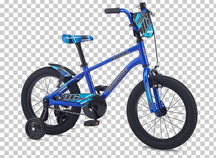 Mongoose Bicycle Blue Mountain Bike BMX Bike PNG, Clipart, Automotive Exterior, Automotive Tire, Bicycle, Bicycle Accessory, Bicycle Frame Free PNG Download