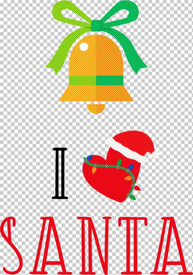 I Love Santa Santa Christmas PNG, Clipart, Architecture, Bell, Christmas, Christmas Day, Fine Arts Free PNG Download