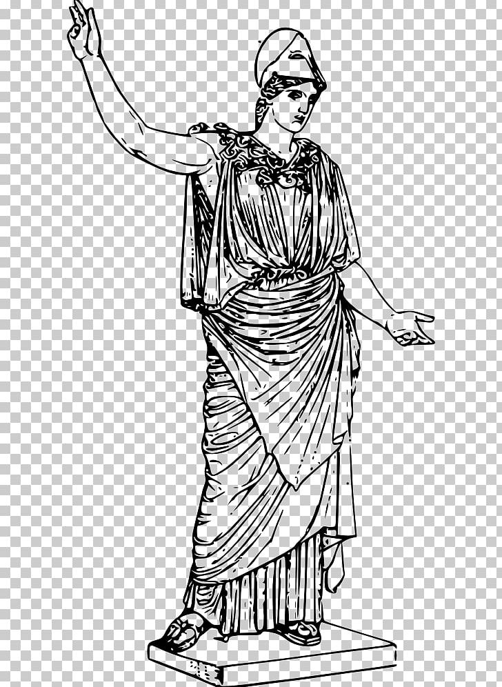 Ancient Greece Athena Parthenos Greek Mythology Minerva PNG, Clipart ...