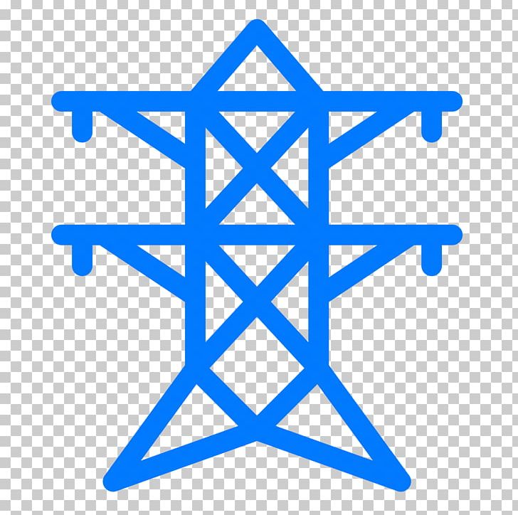 Transmission Tower Electricity Computer Icons Overhead Power Line PNG, Clipart, Angle, Area, Blue, Computer Icons, Electrical Energy Free PNG Download
