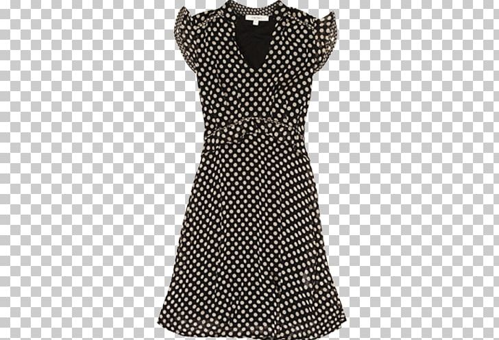 Little Black Dress Polka Dot T-shirt Sleeve PNG, Clipart, Abiye, Aline, Black, Clothing, Cocktail Dress Free PNG Download