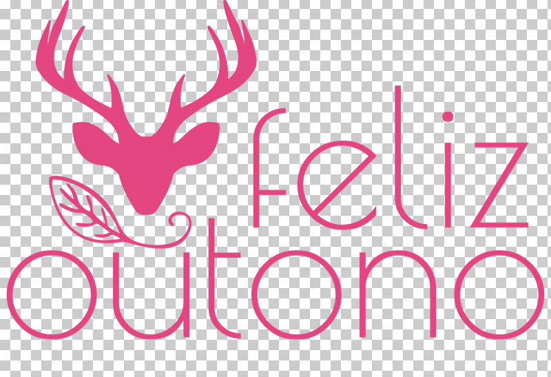 Deer Antler Logo Pink M Line PNG, Clipart, Antler, Area, Deer, Feliz Outono, Happy Autumn Free PNG Download