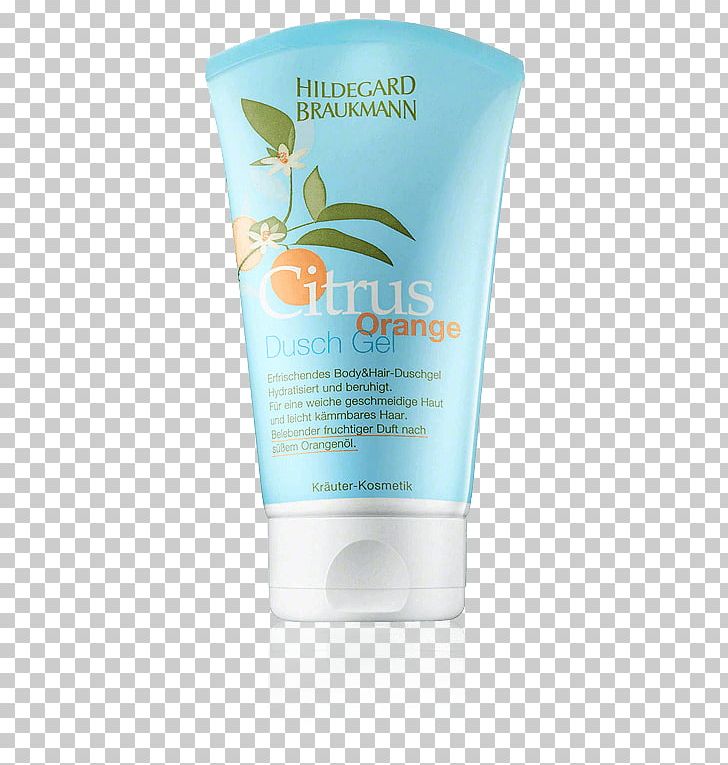Sunscreen Lotion Hildegard Braukmann Citrus Orange Pflegeset Cream Skin Care PNG, Clipart, Body Wash, Citrus, Cream, Face, Hildegard Braukmann Free PNG Download