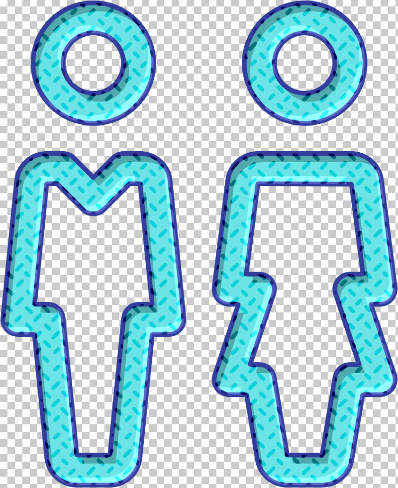 Wc Icon Man And Woman Icon User Icon PNG, Clipart, Geometry, Green, Human Body, Jewellery, Line Free PNG Download