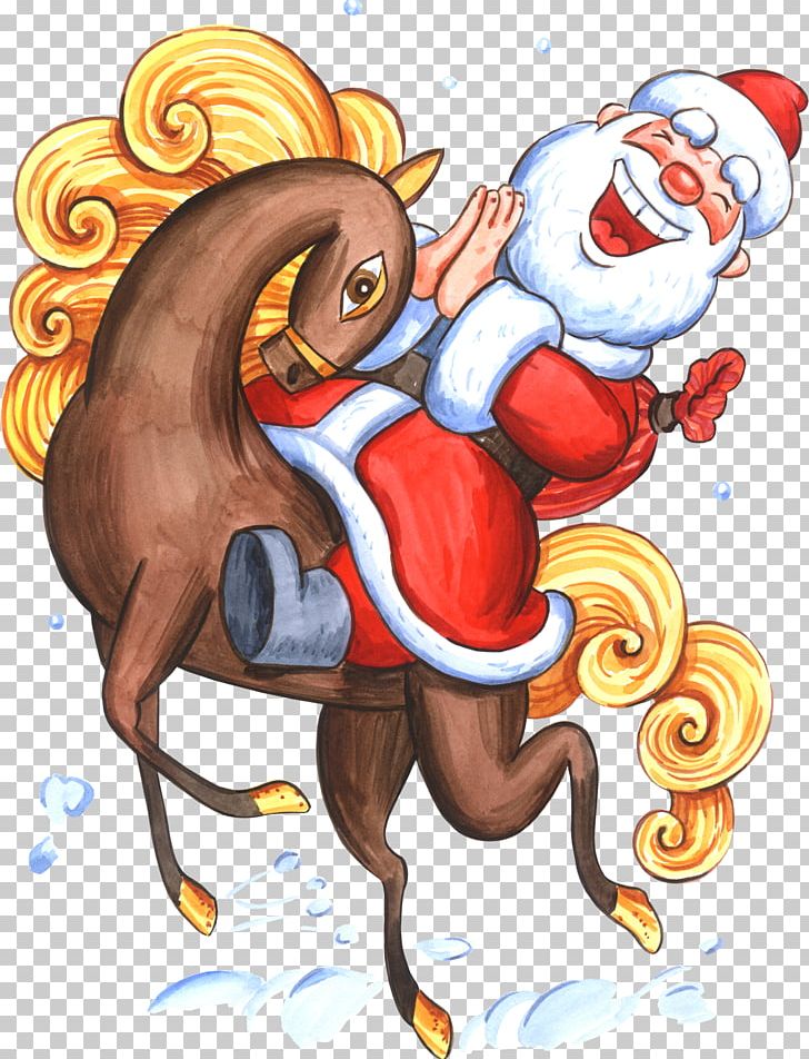 Ded Moroz Santa Claus's Reindeer Santa Claus's Reindeer PNG, Clipart, 2018, Art, Carnivoran, Cartoon, Christmas Free PNG Download