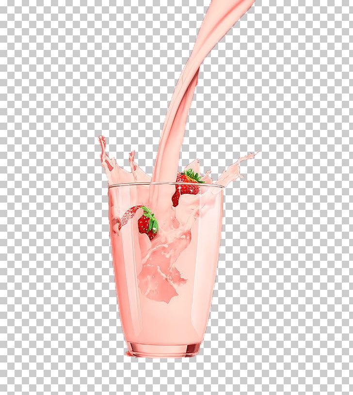 Milkshake Ice Cream Cocktail Smoothie Strawberry PNG, Clipart, Cocktail, Cocktail Garnish, Creative, Cup, Dairy Product Free PNG Download
