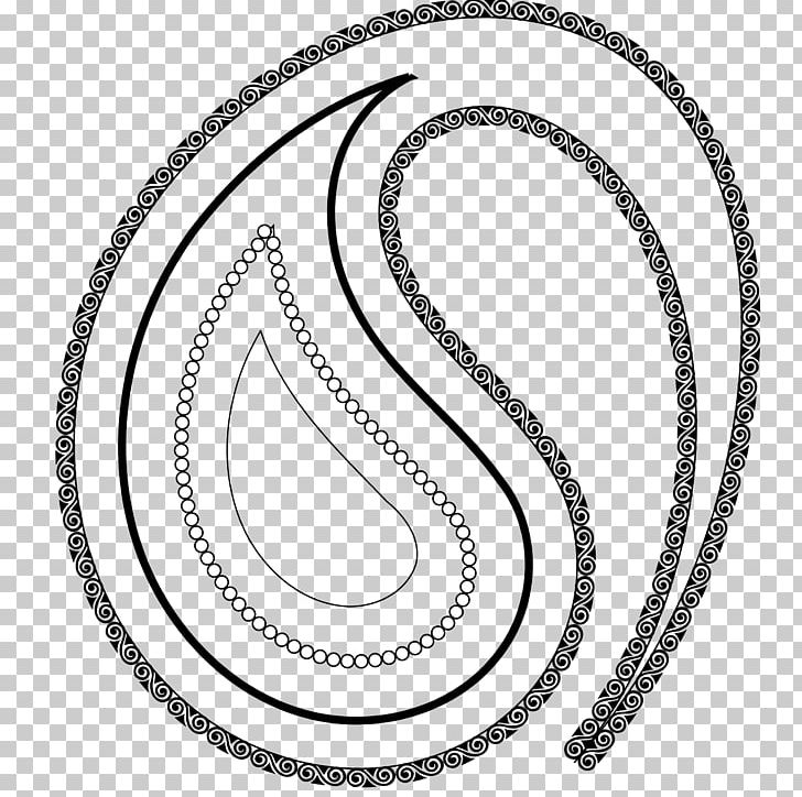 Paisley Line Art PNG, Clipart, Auto Part, Black And White, Body Jewelry, Chain, Circle Free PNG Download
