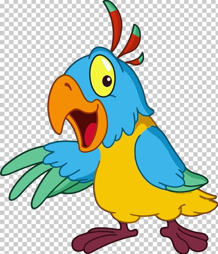 Parrot Bird PNG, Clipart, Animal Figure, Animals, Animation, Artwork, Beak Free PNG Download