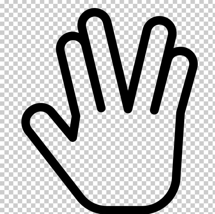 Spock Computer Icons Vulcan Salute Star Trek PNG, Clipart, Area, Black And White, Computer Icons, Download, Finger Free PNG Download