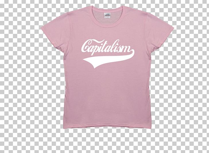 T-shirt Pink M Sleeve Neck Font PNG, Clipart, American Capitalism, Brand, Capitalism, Clothing, Magenta Free PNG Download