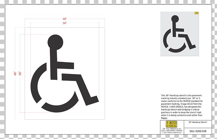 Disabled Parking Permit Stencil Disability Car Park PNG, Clipart, Area, Art, Brand, Car Park, Communication Free PNG Download