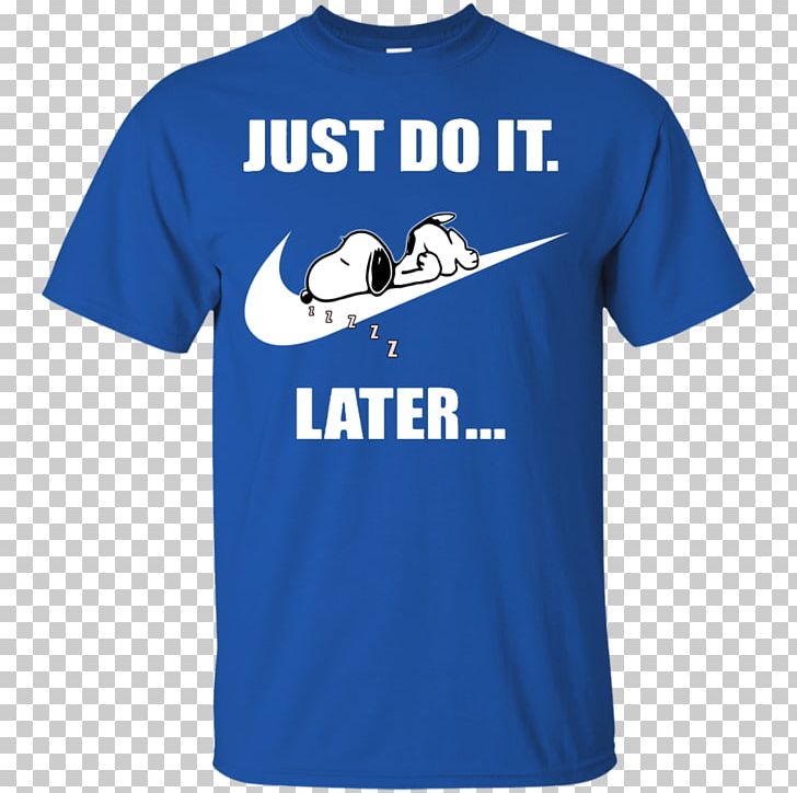 T-shirt Hoodie Just Do It Clothing Nike PNG, Clipart, Active Shirt, Blue, Brand, Clothing Sizes, Collar Free PNG Download