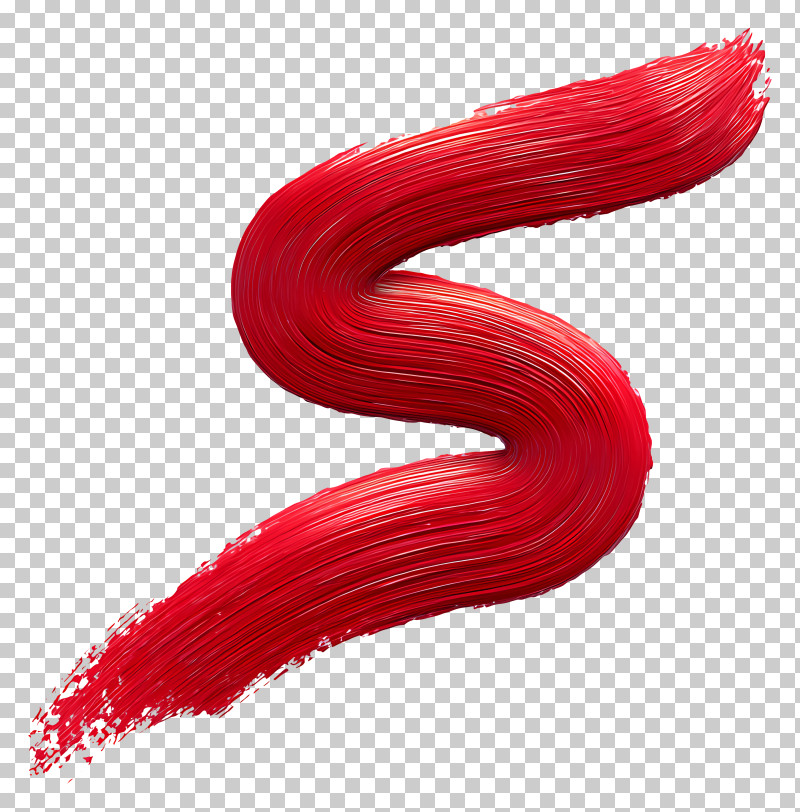 Red Underline Brush Stroke - Red Paint Stroke For Creative Expression PNG