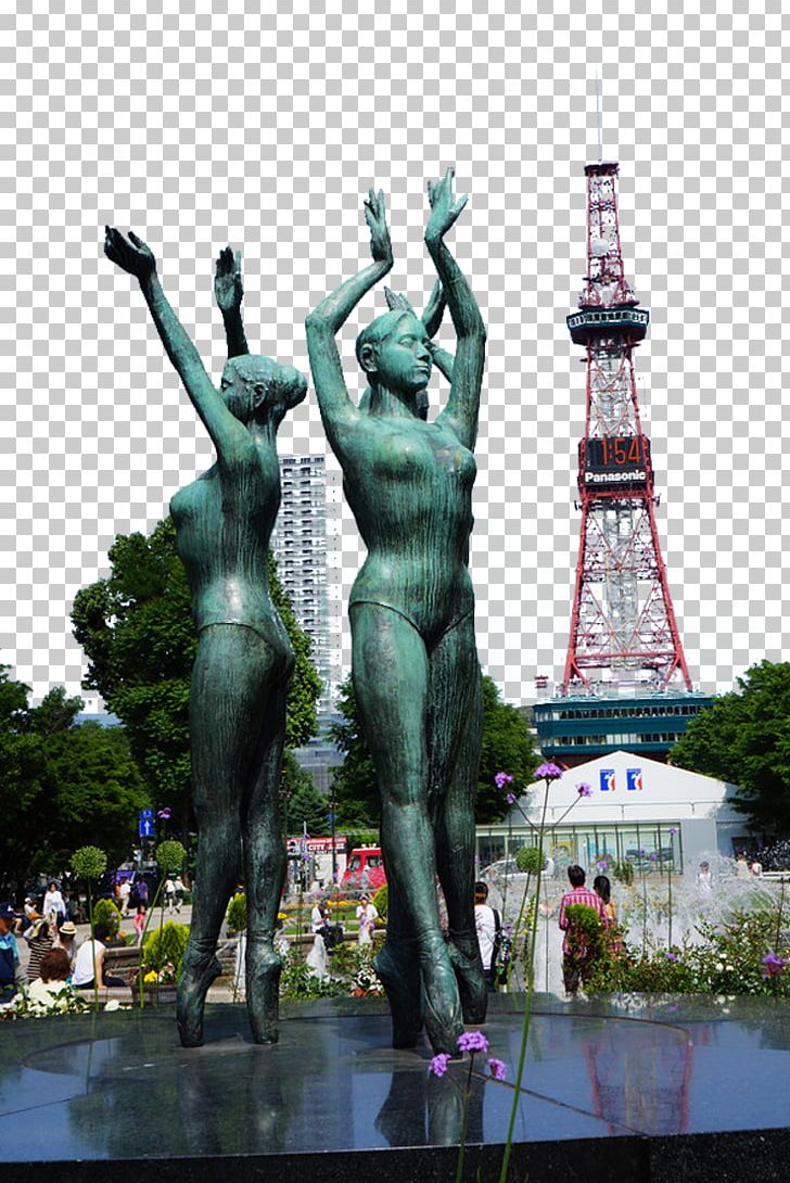 Sapporo TV Tower Odori Park Statue Sculpture PNG, Clipart, Amusement Park, Attractions, Car Park, Famous, Fig Free PNG Download