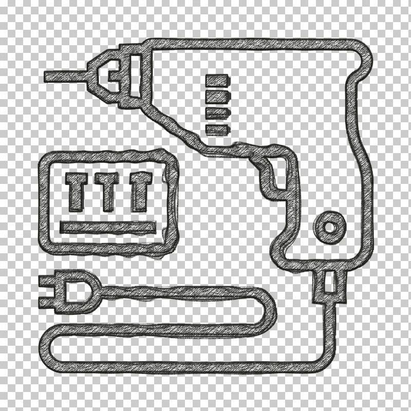 Driller Icon Construction Tools Icon Drill Icon PNG, Clipart, Black, Black And White, Car, Construction Tools Icon, Driller Icon Free PNG Download