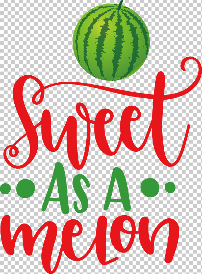 Sweet As A Melon Melon Watermelon PNG, Clipart, Fruit, Green, Logo, Melon, Text Free PNG Download