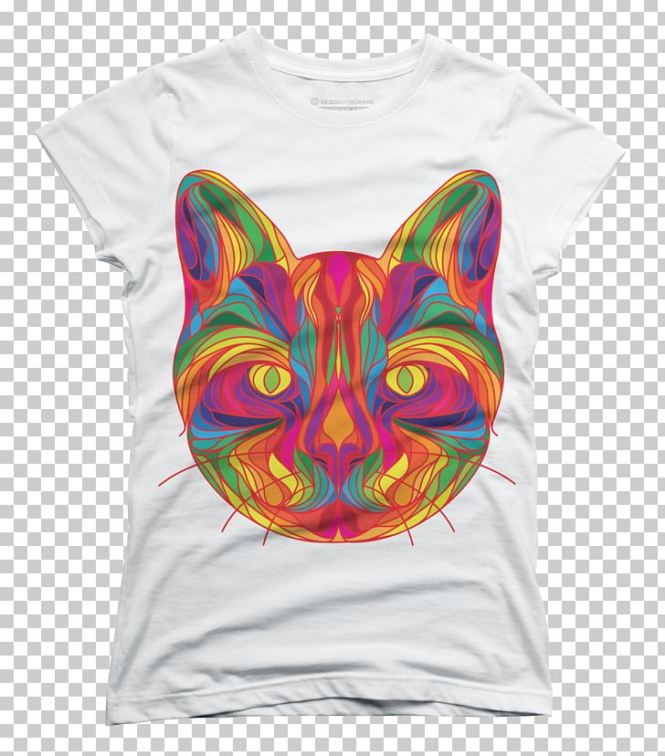 T-shirt Cat Sleeve Sweater PNG, Clipart, Art, Cat, Clothing, Color, Crew Neck Free PNG Download