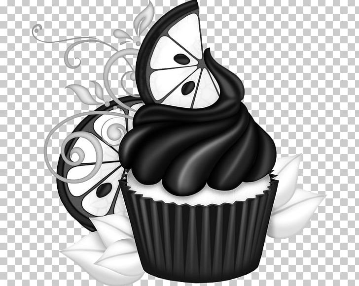 Cupcake Drawing Pastry Buttercream PNG, Clipart, Animated Cartoon, Black, Black And White, Buttercream, Cake Free PNG Download